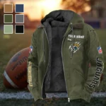 Midnight Sparks Flannel Hoodie, All-Season Fan Hoodie HVN1438JJ - Green