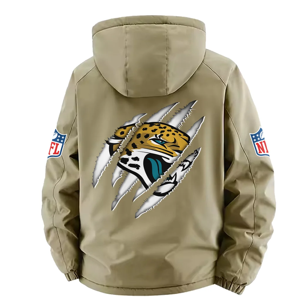 Midnight Sparks Fleece Windbreaker Jacket, Endurance Sport Barrier HVN1438JJ - Khaki - Image 4