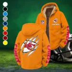 Match Day Squad Winter Fleece Jacket, All-Mountain Sport Jacket HVN1438KC - Orange