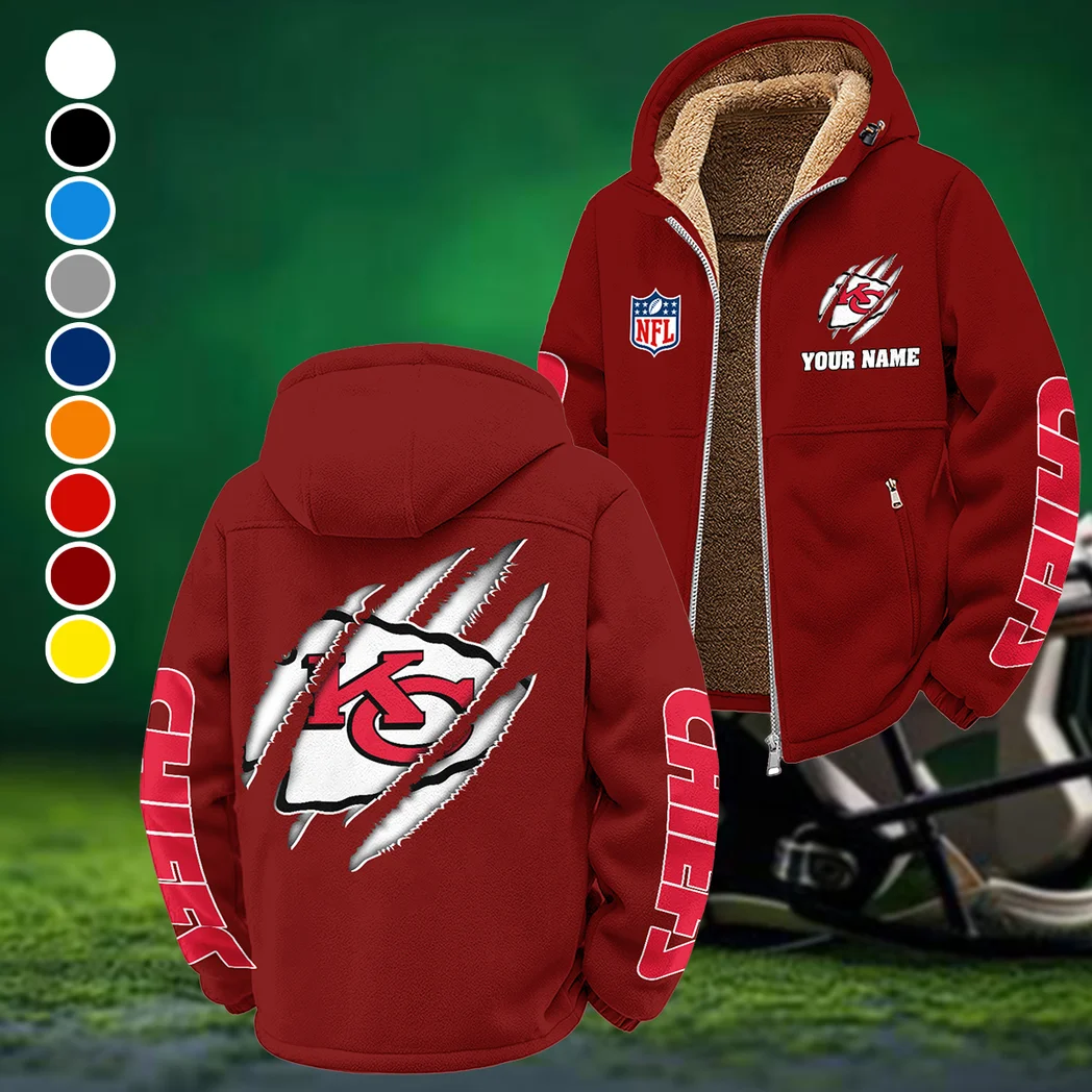 Match Day Squad Winter Fleece Jacket, All-Mountain Sport Jacket HVN1438KC - Wine