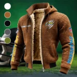 Victory Horns Fleece-Lined Hooded Jacket, Sub-Zero Fleece-Lined Shield HVN1438LC - brown