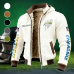 Victory Horns Fleece-Lined Hooded Jacket, Sub-Zero Fleece-Lined Shield HVN1438LC - White