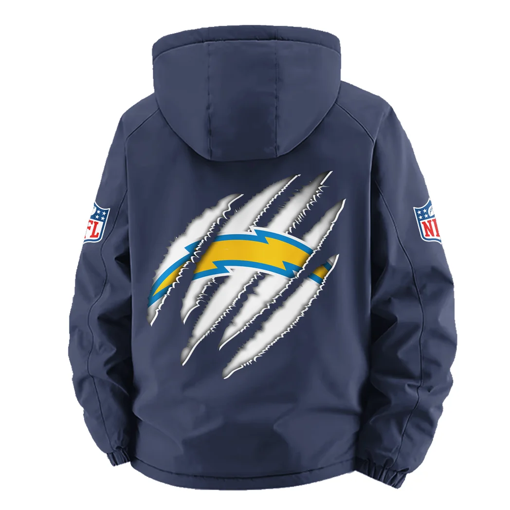 Victory Horns Fleece Windbreaker Jacket, Mountain Ascent Windbreaker HVN1438LC - Navy - Image 4