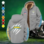 Victory Horns Winter Fleece Jacket, Cross-Training Thermal Zip HVN1438LC - Grey