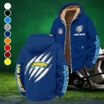 Victory Horns Winter Fleece Jacket, Cross-Training Thermal Zip HVN1438LC - Navy