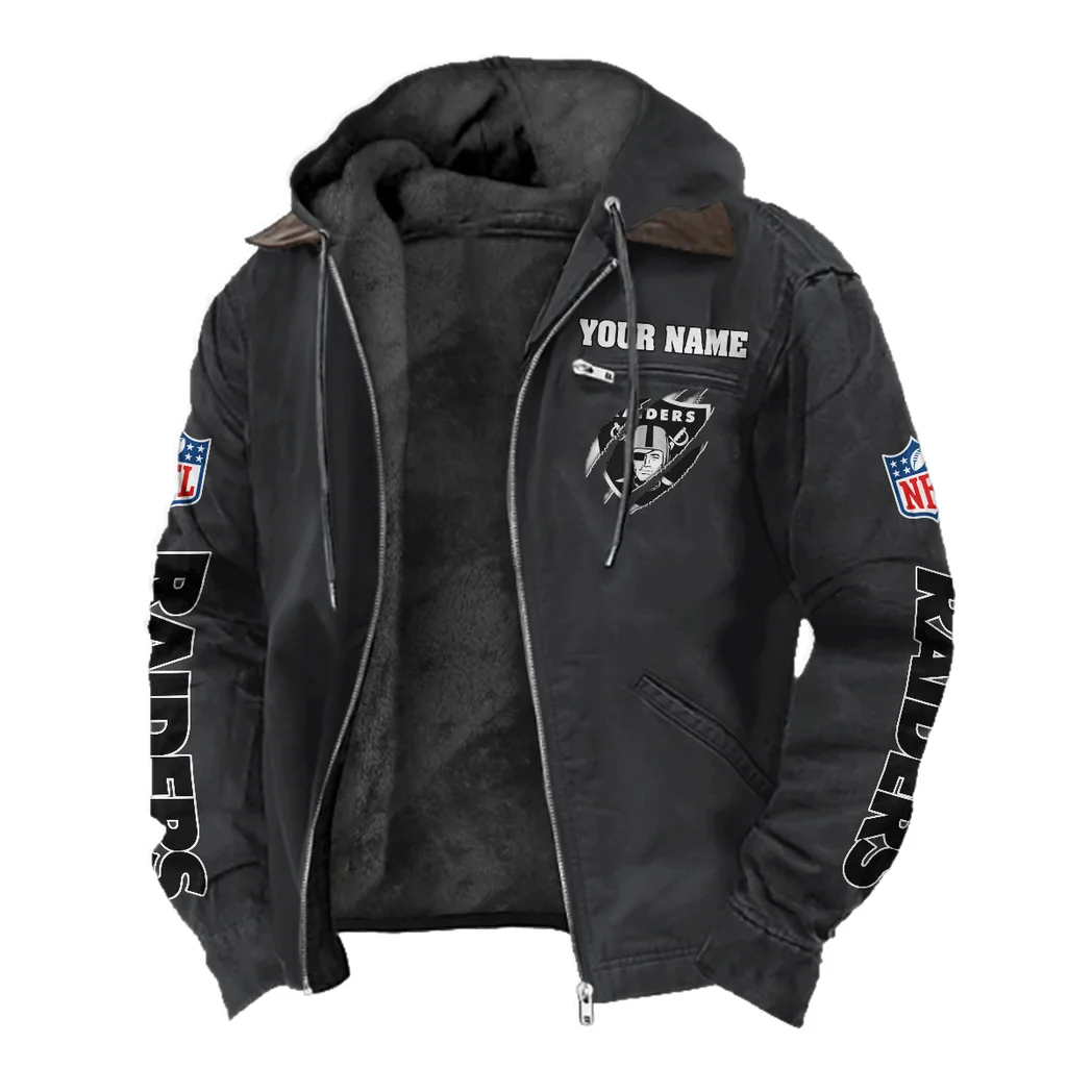 Black Blades Flannel Hoodie, Loyal Supporter Sport Hoodie HVN1438LV - Black - Image 2