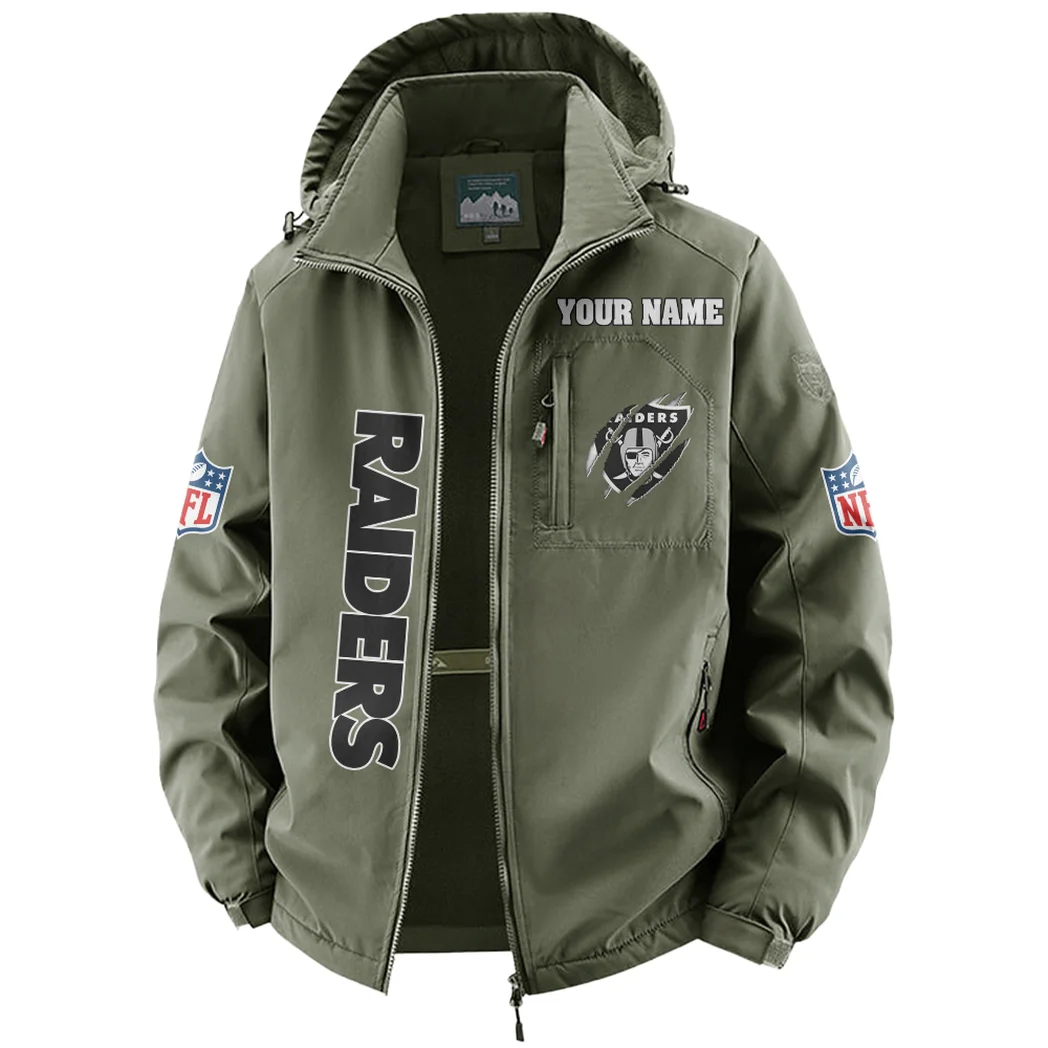Black Blades Fleece Windbreaker Jacket, Cross-Training Wind Shell HVN1438LV - Green - Image 2