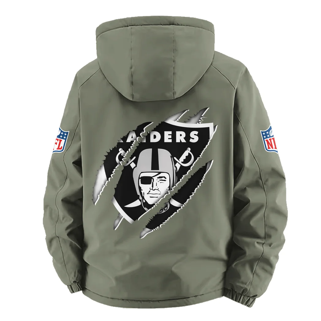 Black Blades Fleece Windbreaker Jacket, Cross-Training Wind Shell HVN1438LV - Green - Image 4