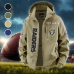 Black Blades Fleece Windbreaker Jacket, Cross-Training Wind Shell HVN1438LV - Khaki