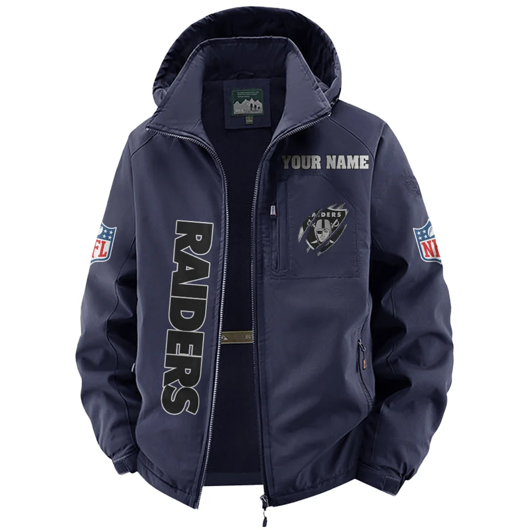 Black Blades Fleece Windbreaker Jacket, Cross-Training Wind Shell HVN1438LV - Navy - Image 2