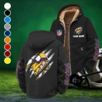 Viking Crew Winter Fleece Jacket, Ultra-Soft Fleece Shell HVN1438MV - Black