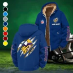 Viking Crew Winter Fleece Jacket, Ultra-Soft Fleece Shell HVN1438MV - Navy