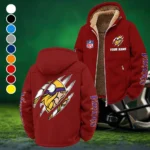 Viking Crew Winter Fleece Jacket, Ultra-Soft Fleece Shell HVN1438MV - Wine