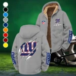 Giant Crew Winter Fleece Jacket, Heavyweight Plush Fleece HVN1438NG - Grey