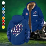 Giant Crew Winter Fleece Jacket, Heavyweight Plush Fleece HVN1438NG - Navy