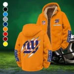 Giant Crew Winter Fleece Jacket, Heavyweight Plush Fleece HVN1438NG - Orange