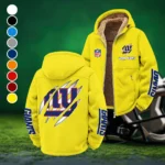 Giant Crew Winter Fleece Jacket, Heavyweight Plush Fleece HVN1438NG - Yellow