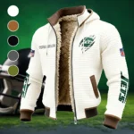 Midnight Sparks Fleece-Lined Hooded Jacket, Thermal Core Fleece Jacket HVN1438NJ - White
