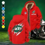 Midnight Sparks Winter Fleece Jacket, Brushed Interior Winter Fleece HVN1438NJ - Red