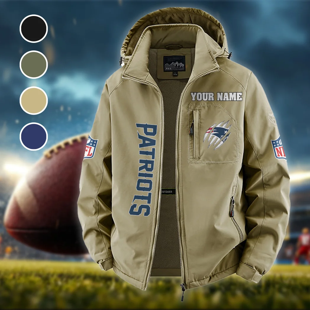 Victory Wings Fleece Windbreaker Jacket, Luxe Fleece Exterior HVN1438NP - Khaki