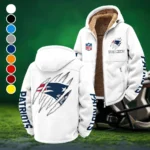 Victory Wings Winter Fleece Jacket, Luxe Microfleece Pullover HVN1438NP - White