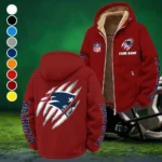 Victory Wings Winter Fleece Jacket, Luxe Microfleece Pullover HVN1438NP - Wine