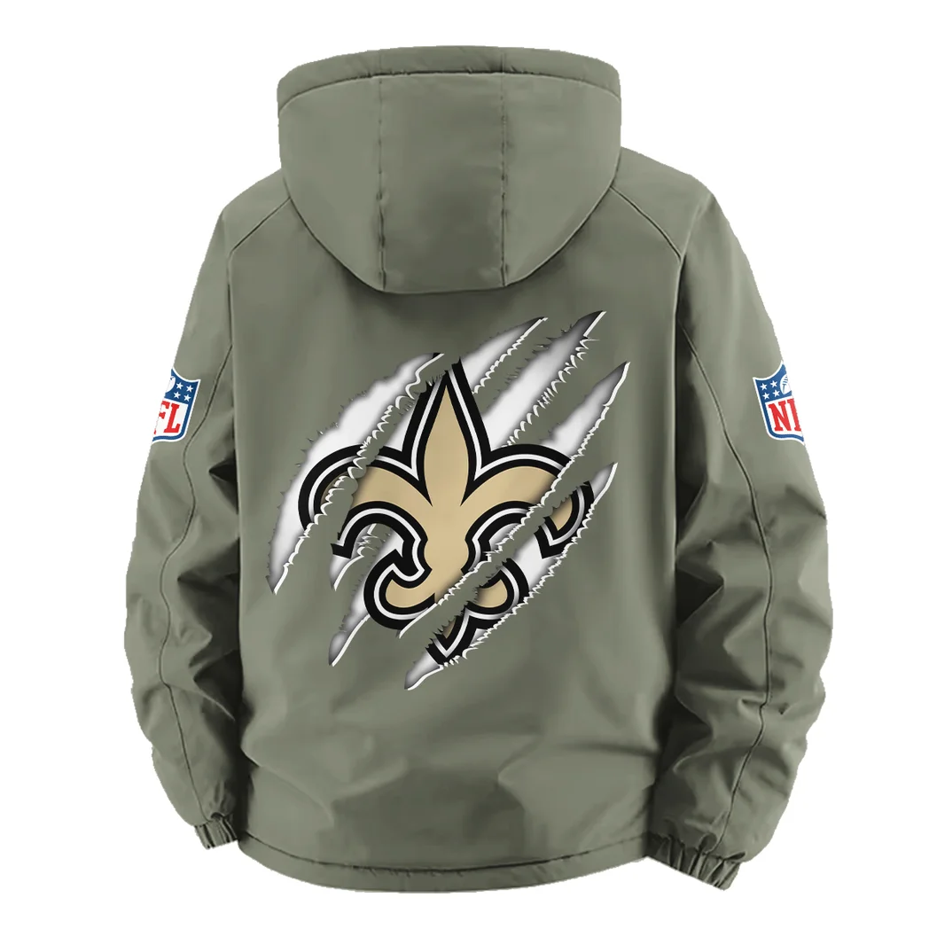 Gold Halo Fleece Windbreaker Jacket, Anti-Pill Wind-Blocking Fleece HVN1438NS - Green - Image 4