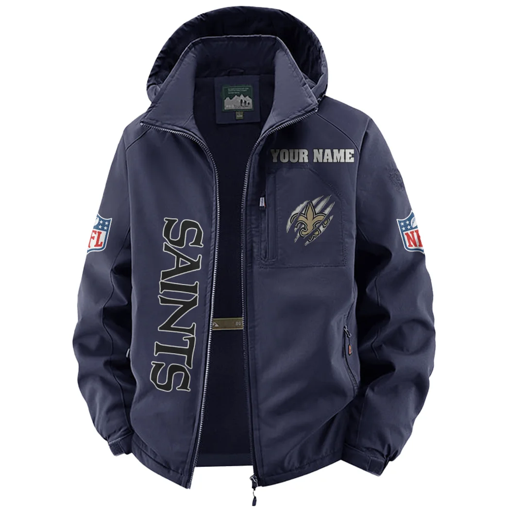 Gold Halo Fleece Windbreaker Jacket, Anti-Pill Wind-Blocking Fleece HVN1438NS - Navy - Image 2