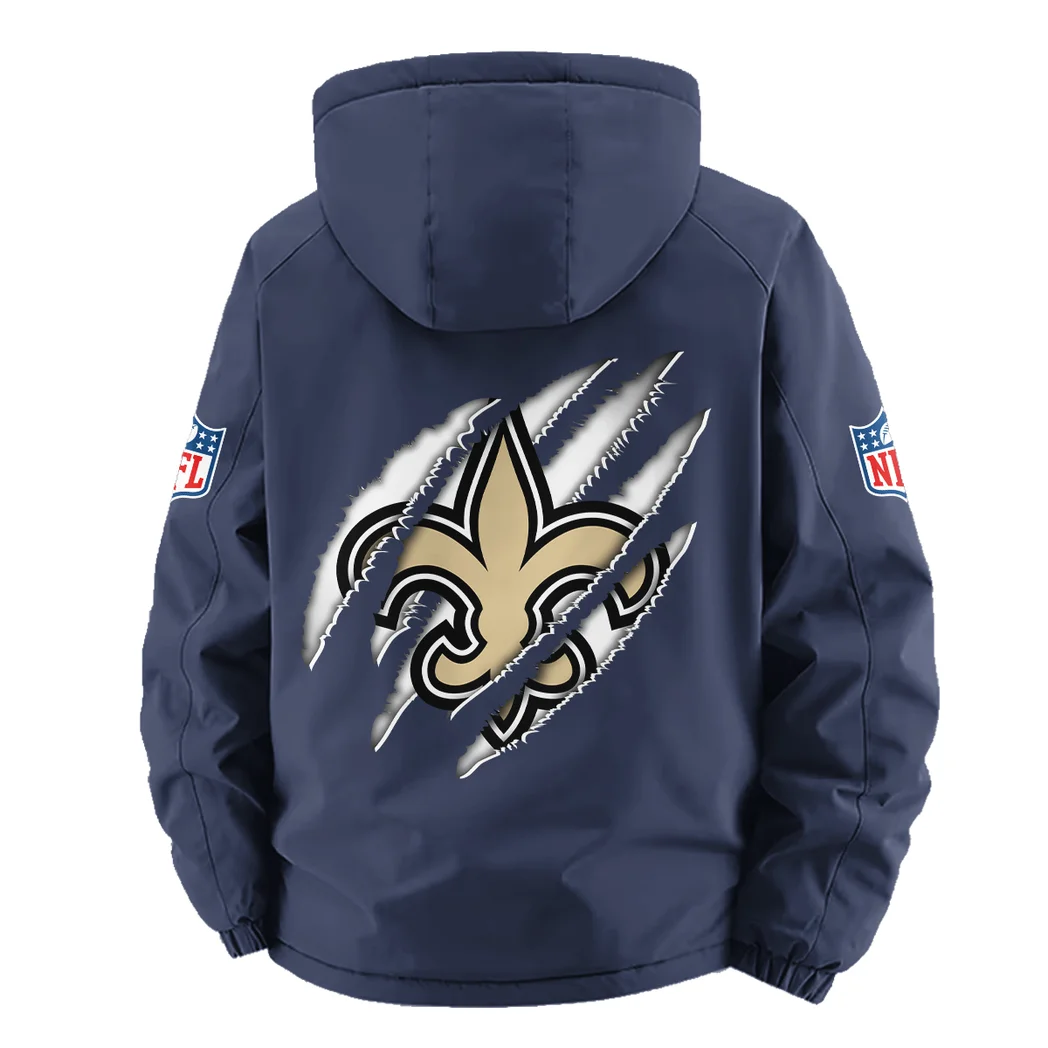 Gold Halo Fleece Windbreaker Jacket, Anti-Pill Wind-Blocking Fleece HVN1438NS - Navy - Image 4