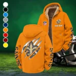 Gold Halo Winter Fleece Jacket, Anti-Pill Thermal Fleece HVN1438NS - Orange