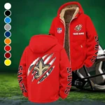 Gold Halo Winter Fleece Jacket, Anti-Pill Thermal Fleece HVN1438NS - Red