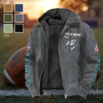 Midnight Talons Flannel Hoodie, Cold Game Day Hoodie HVN1438PE - Gray