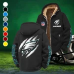 Midnight Talons Winter Fleece Jacket, High-Density Comfort Fleece HVN1438PE - Black