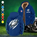 Midnight Talons Winter Fleece Jacket, High-Density Comfort Fleece HVN1438PE - Navy