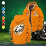 Midnight Talons Winter Fleece Jacket, High-Density Comfort Fleece HVN1438PE - Orange