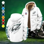 Midnight Talons Winter Fleece Jacket, High-Density Comfort Fleece HVN1438PE - White