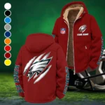 Midnight Talons Winter Fleece Jacket, High-Density Comfort Fleece HVN1438PE - Wine