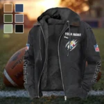 Black Helm Flannel Hoodie, Supporter Spirit Hooded Flannel HVN1438PS - Black