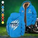 Blue Pride Winter Fleece Jacket, Premium Fleece Barrier HVN1438SS - Cyan