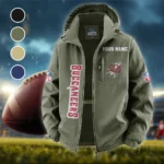 Match Day Raiders Fleece Windbreaker Jacket, Breathable Fleece Windwear HVN1438TB - Green
