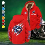 Victory Hooves Winter Fleece Jacket, Ski & Snowboard Mid-Layer HVN1438TT - Red