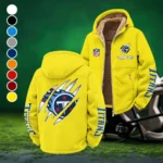 Victory Hooves Winter Fleece Jacket, Ski & Snowboard Mid-Layer HVN1438TT - Yellow