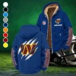 Red Crew Winter Fleece Jacket, Winter Endurance Jacket HVN1438WC - Navy