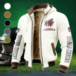Fan Flight Crew Fleece-Lined Hooded Jacket, Endurance Sport Thermal Hoody HVN1439AC - White