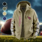 Fan Flight Crew Fleece Windbreaker Jacket, Thermal Wind-Stop Jacket HVN1439AC - Khaki