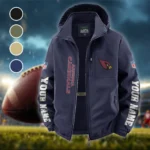 Fan Flight Crew Fleece Windbreaker Jacket, Thermal Wind-Stop Jacket HVN1439AC - Navy