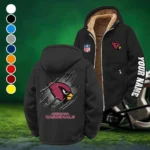 Fan Flight Crew Winter Fleece Jacket, Thermal Winter Fleece HVN1439AC - Black