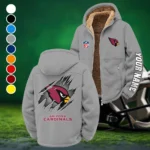 Fan Flight Crew Winter Fleece Jacket, Thermal Winter Fleece HVN1439AC - Grey