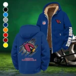 Fan Flight Crew Winter Fleece Jacket, Thermal Winter Fleece HVN1439AC - Navy
