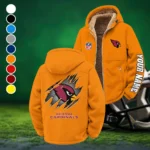 Fan Flight Crew Winter Fleece Jacket, Thermal Winter Fleece HVN1439AC - Orange